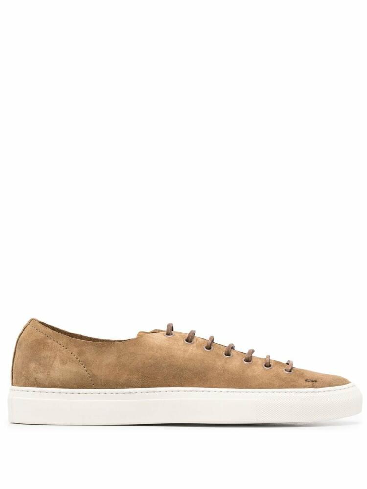 Buttero suede lace-up trainers - Neutrals Cover