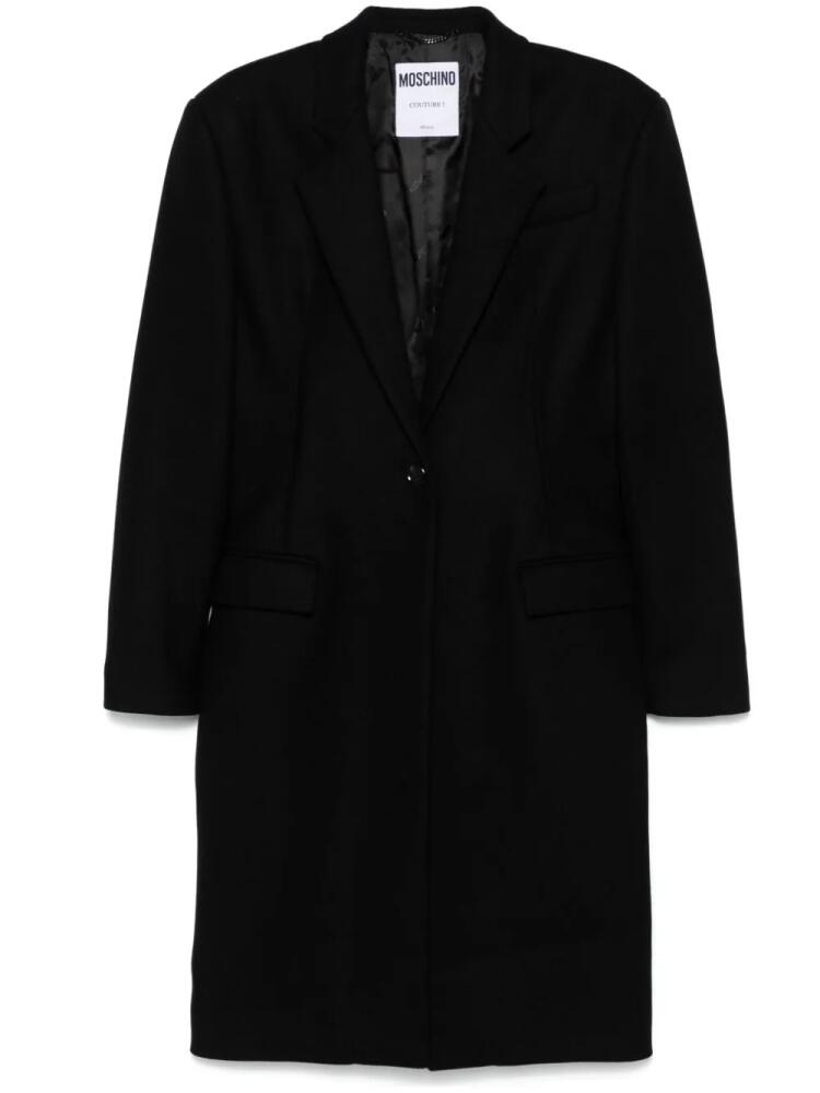 Moschino single-breasted coat - Black Cover