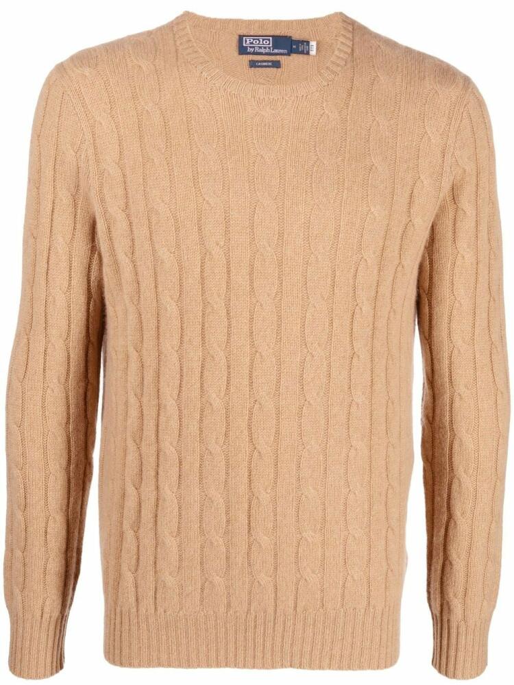 Polo Ralph Lauren cable-knit crew-neck jumper - Neutrals Cover