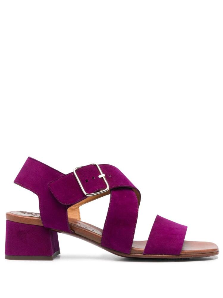 Chie Mihara Quisael 50mm crossover-strap sandals - Purple Cover