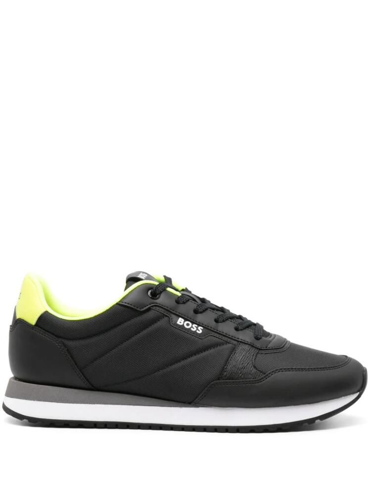 BOSS Kai panelled sneakers - Black Cover