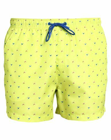 North Sails Man Swim trunks Yellow Polyester Cover