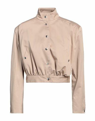 The Kooples Woman Jacket Beige Cotton Cover