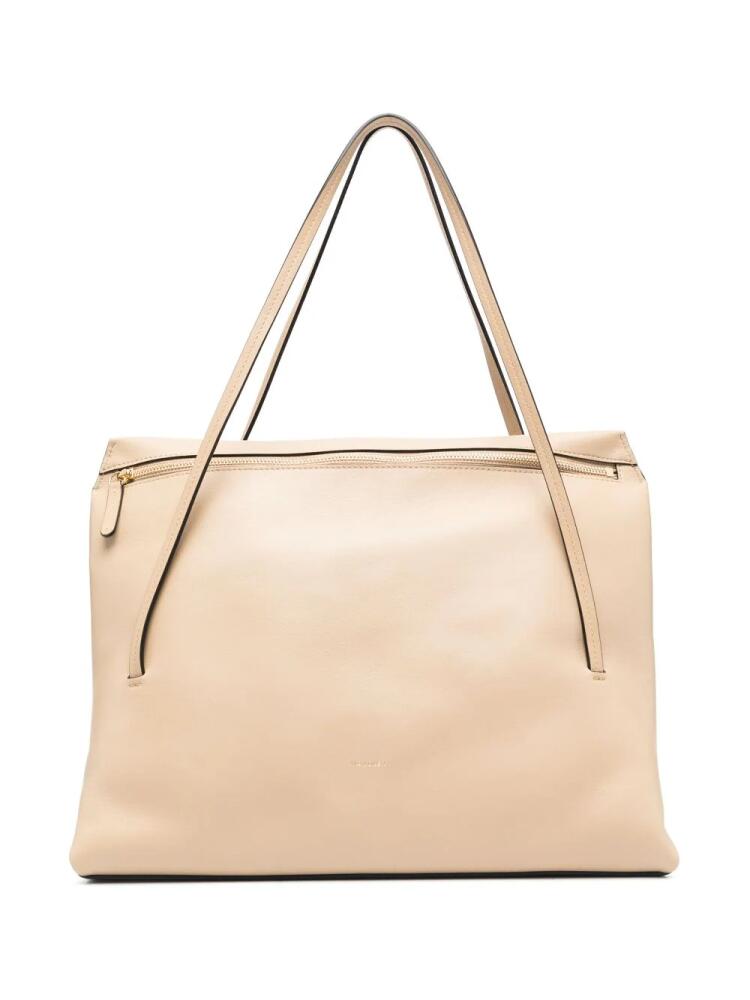 Wandler medium Joe leather tote bag - Neutrals Cover