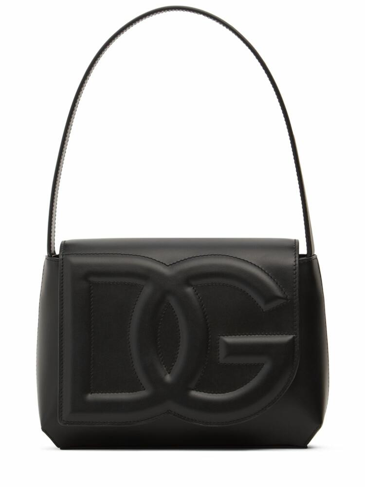 DOLCE & GABBANA Logo Leather Shoulder Bag Cover