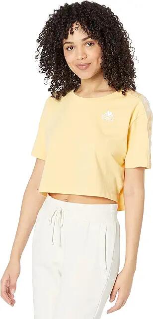 Kappa 222 Banda Solok (Yellow Light/Yellow Light/Bright White) Women's Clothing Cover