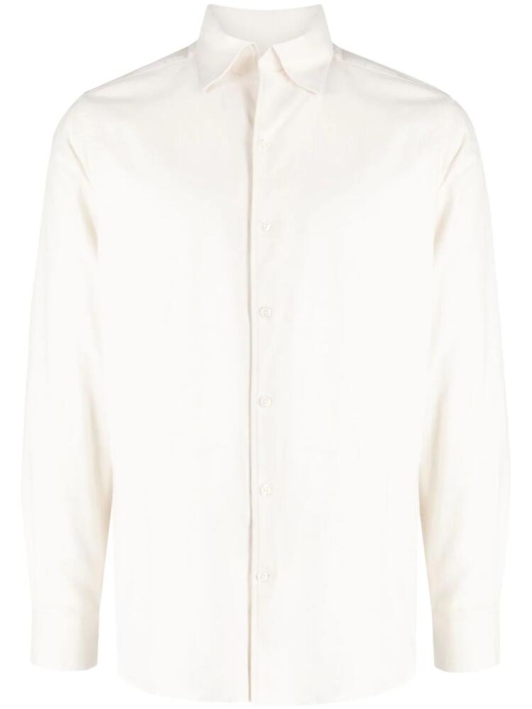 Man On The Boon. long-sleeve buttoned shirt - White Cover