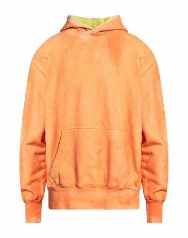 Notsonormal Man Sweatshirt Orange Cotton Cover