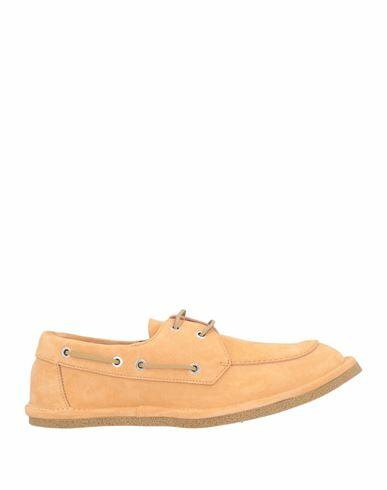 Dries Van Noten Man Loafers Apricot Leather Cover