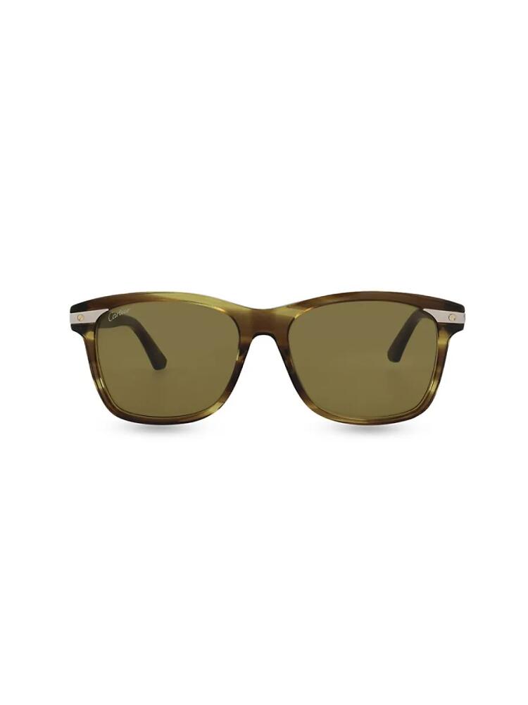 Cartier Women's 55MM Wayfarer Sunglasses - Brown Cover