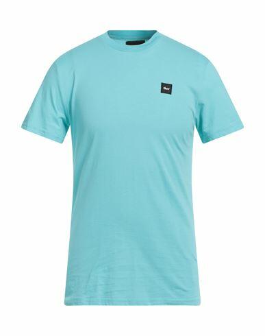 Shoe Man T-shirt Turquoise Cotton Cover