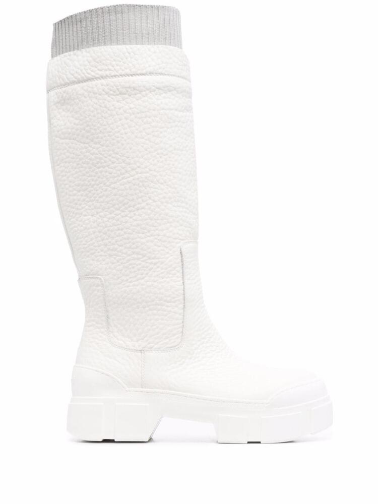 Vic Matie Quintino knee-high leather boots - White Cover