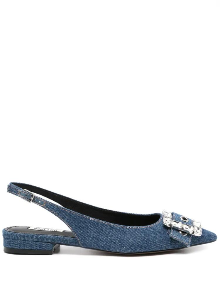 Bibi Lou Mia denim ballerina shoes - Blue Cover