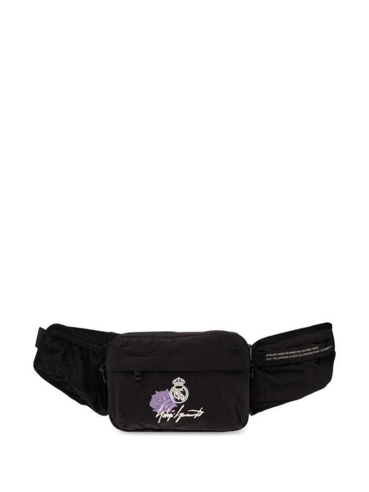 Y-3 RM logo-print belt bag - Black Cover