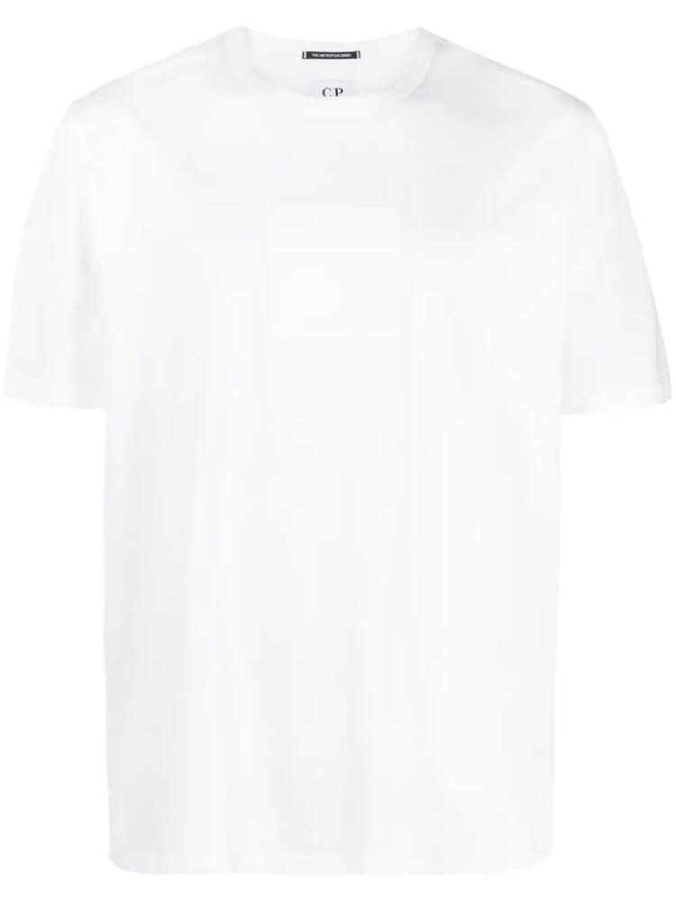 C.P. Company logo-print cotton T-shirt - White Cover