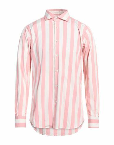 Bagutta Man Shirt Pink Cotton Cover