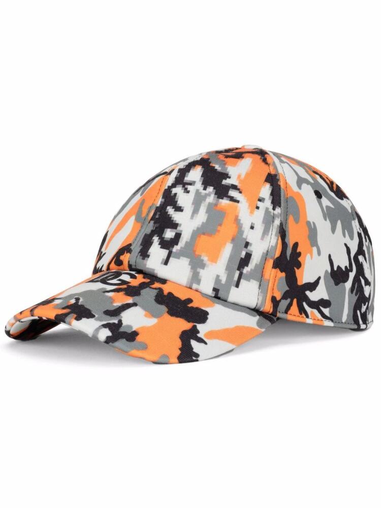 Dolce & Gabbana camouflage-print baseball cap - Black Cover