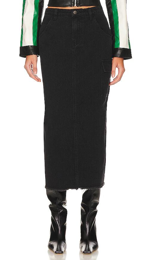 superdown Nicolette Cargo Skirt in Black Cover