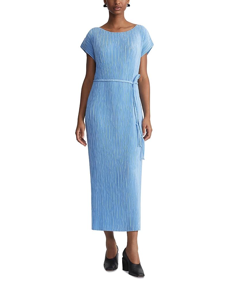 Lafayette 148 New York Short Sleeve Plisse Maxi Dress Cover