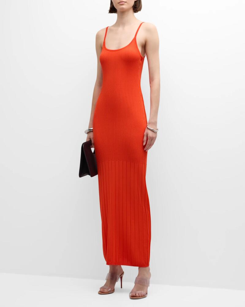 Solid and Striped The Noel Ribbed Maxi Dress Cover