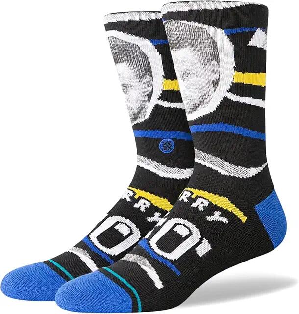 Stance Faxed Curry (Black) Crew Cut Socks Shoes Cover