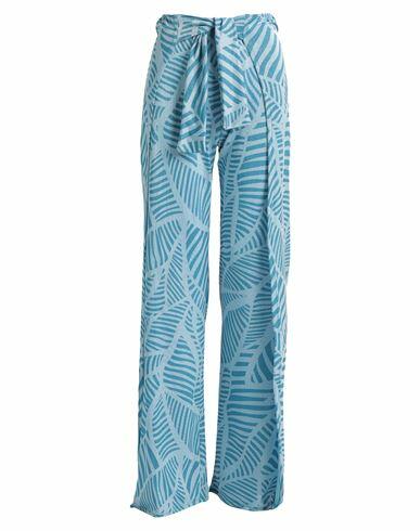 Cotazur Woman Beach shorts and pants Azure Polyester, Polyamide, Elastane Cover