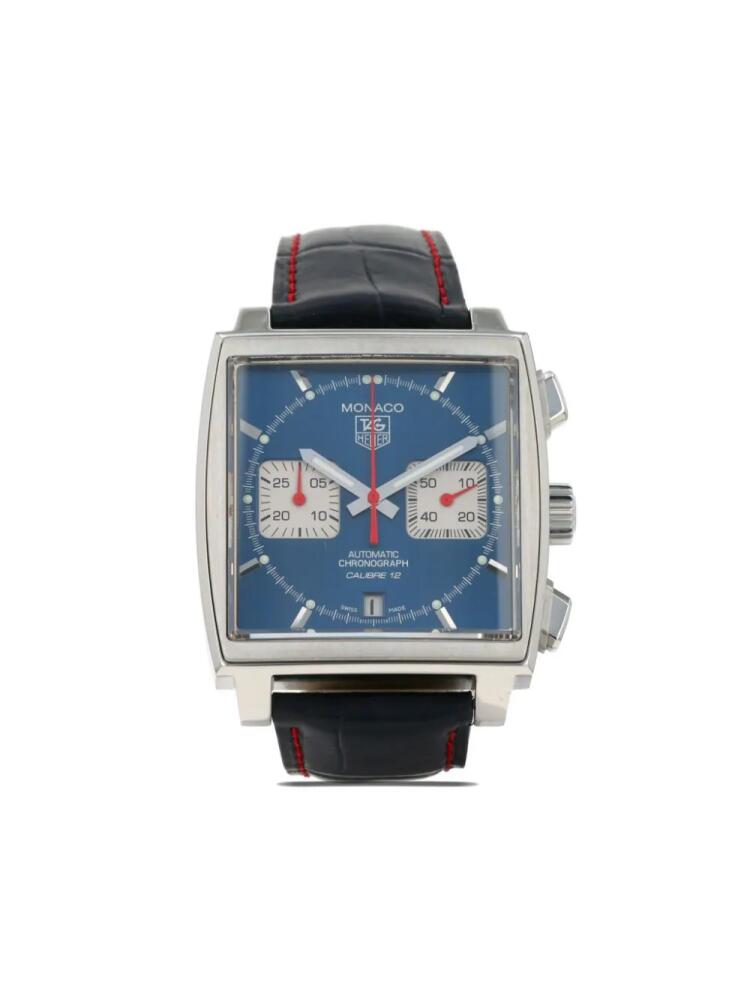 TAG Heuer 2010s pre-owned Monaco 39mm - Blue Cover