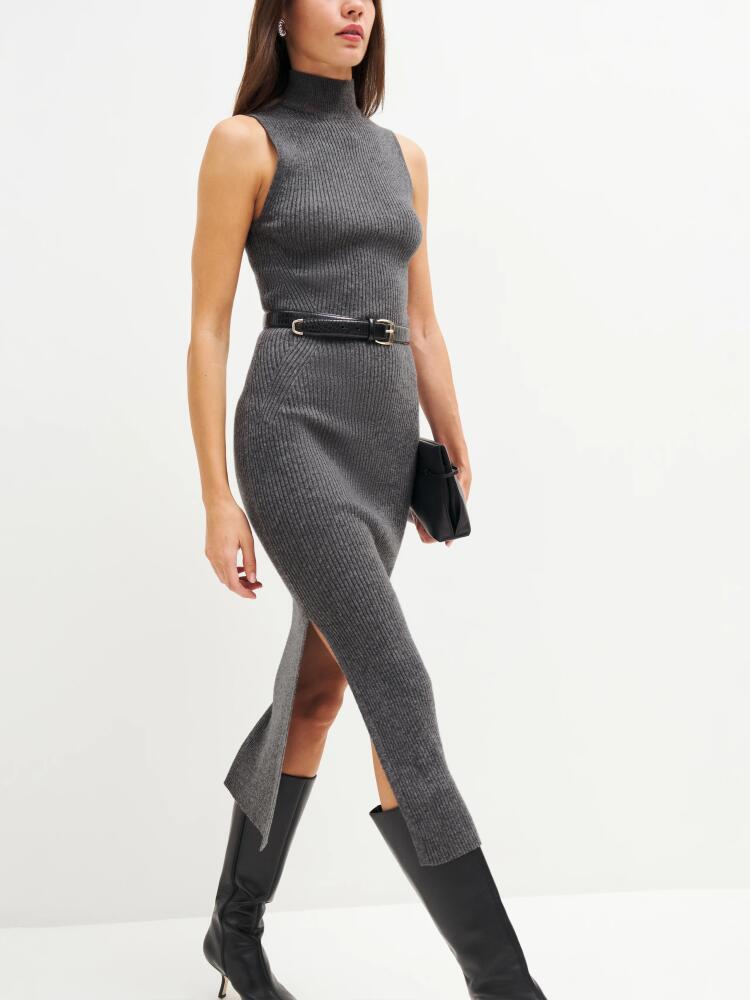 Reformation Ida Cashmere Sleeveless Sweater Dress Cover