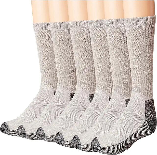 Wigwam At Work Crew 3-pack (Grey) Men's Crew Cut Socks Shoes Cover