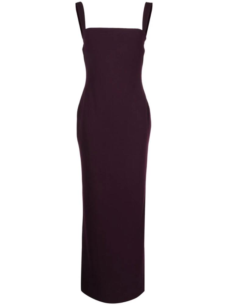 Solace London Joni square-neck sleeveless gown - Purple Cover