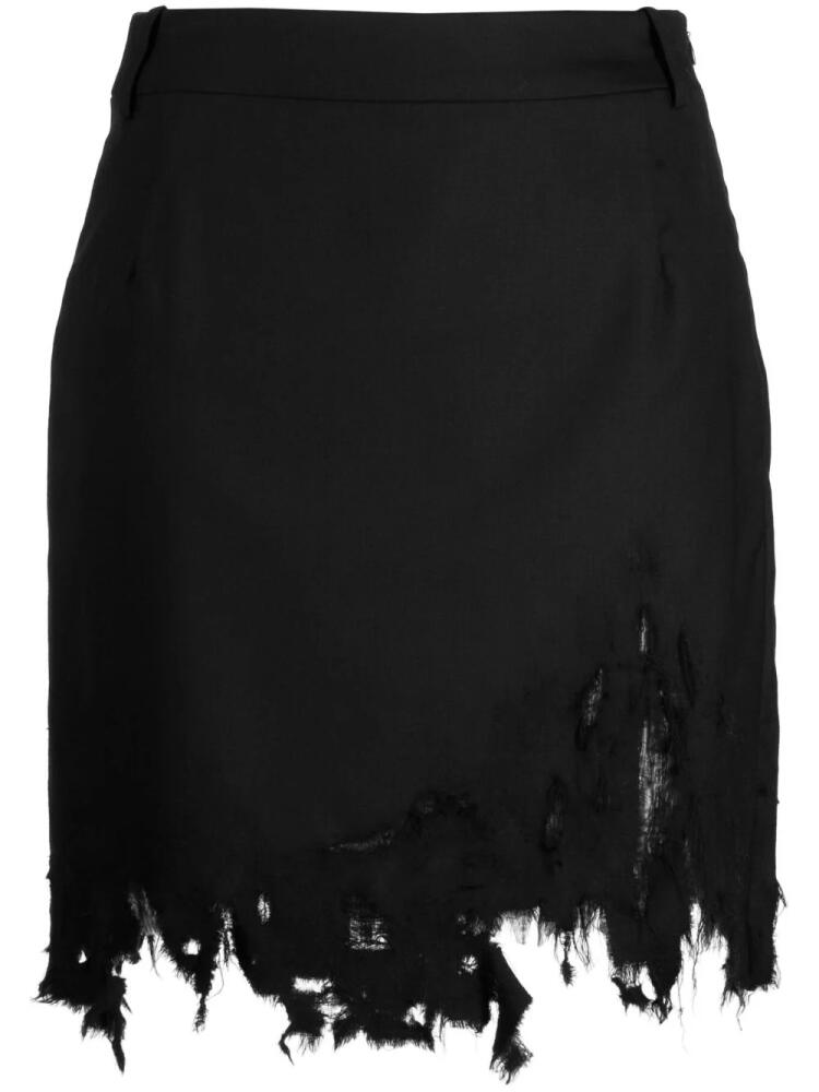 Natasha Zinko distressed office skirt - Black Cover