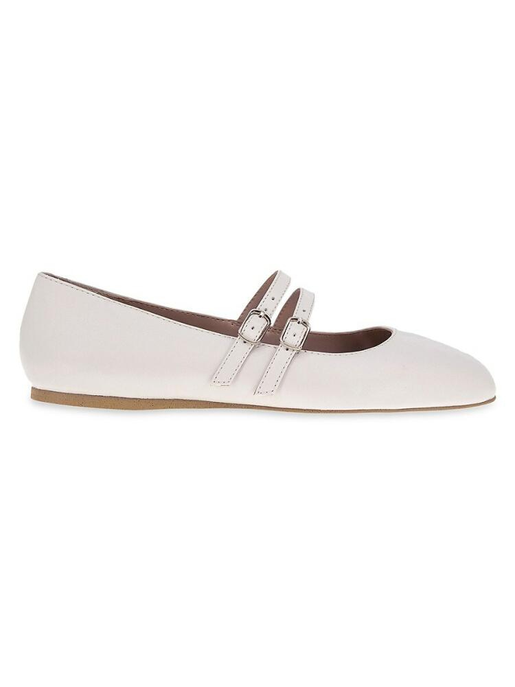 BCBGeneration Women's Harisa Square Toe Mary Jane Flats - Stone Cover