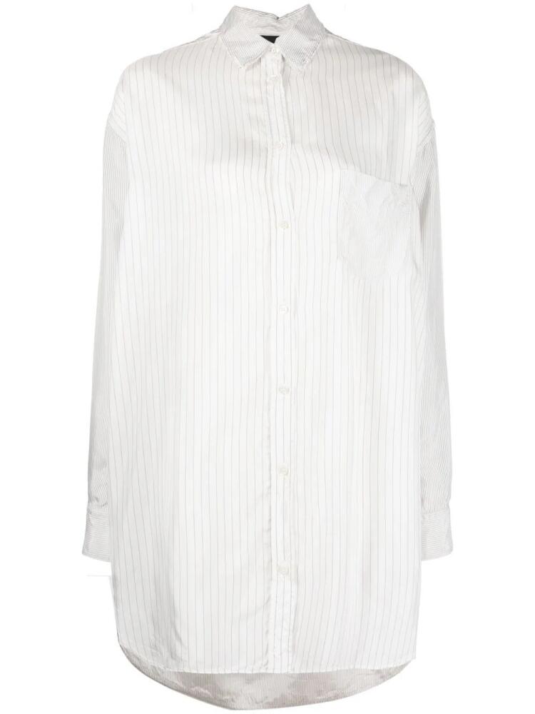 ASPESI striped longsleeve blouse - White Cover