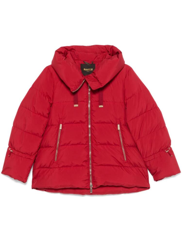 Moorer Gadia puffer jacket - Red Cover