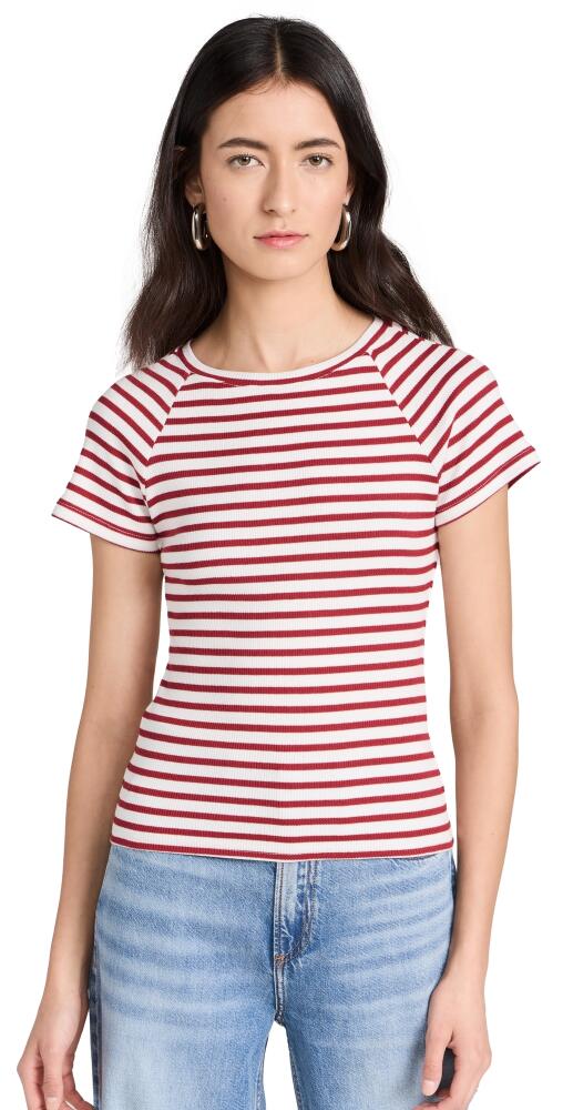 PAIGE Bijou Tee Ivory Multi Stripe Cover