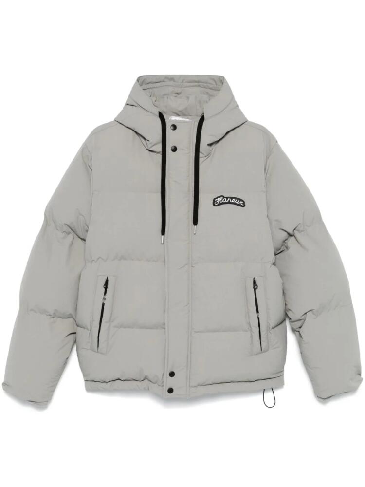 FLÂNEUR Signature Puffer jacket - Grey Cover