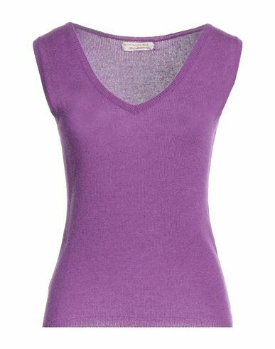 Rossopuro Woman Sweater Purple Cashmere Cover