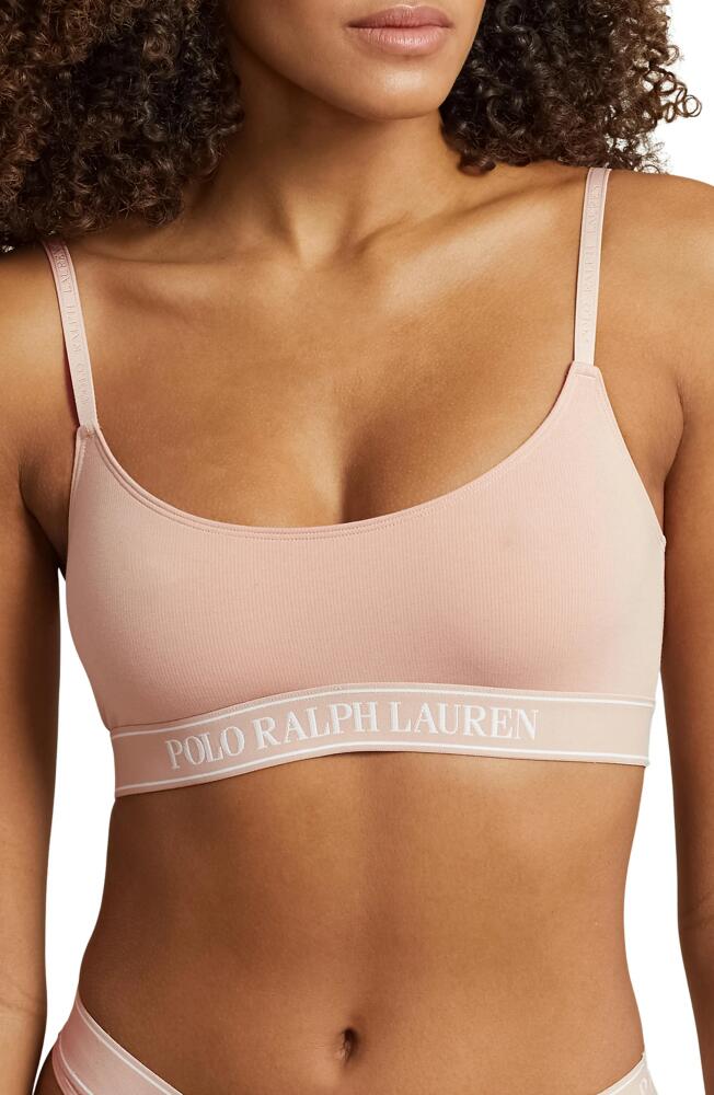 Polo Ralph Lauren Scoop Neck Bralette in Clay Cover