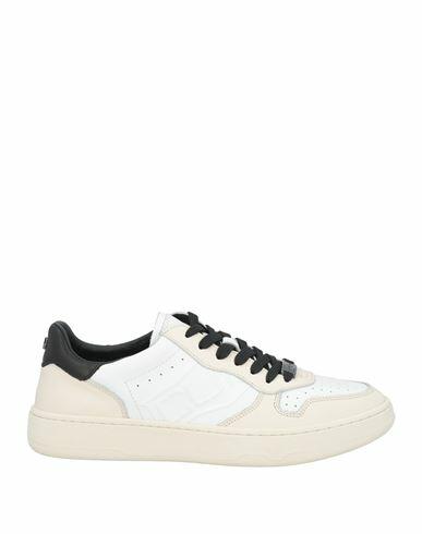 Cult Man Sneakers White Leather Cover