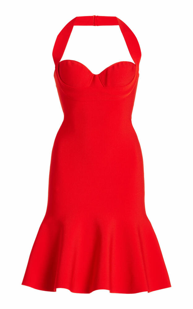 ALAA - Iconic Bra Crepe Bustier Mini Dress - Red Cover