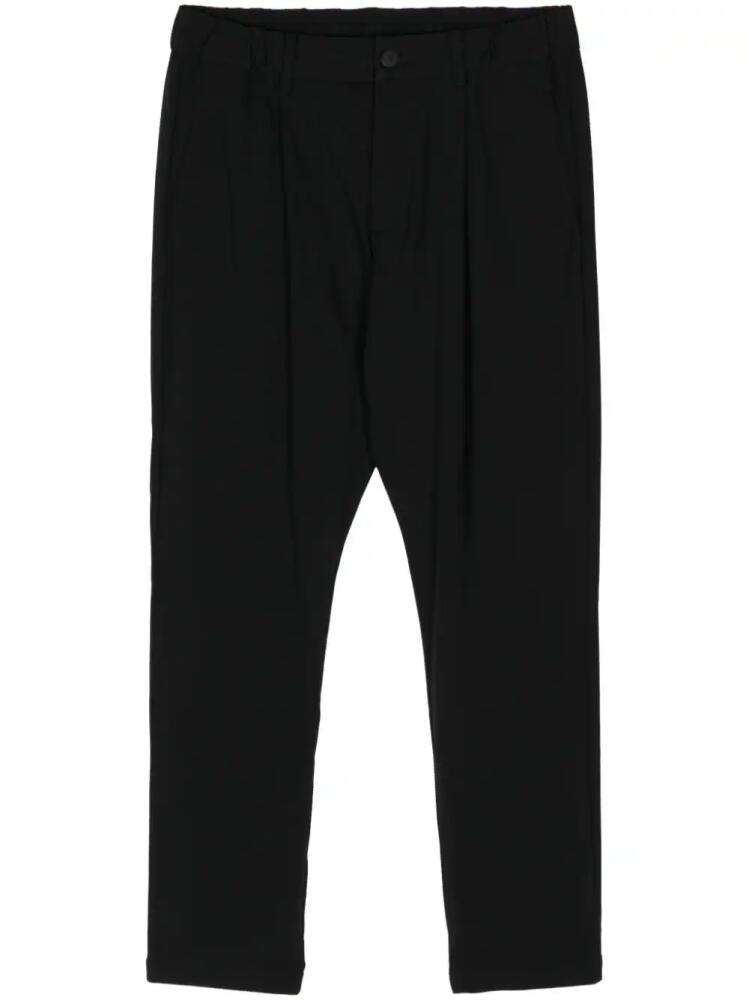 Attachment slim-cut trousers - Black Cover