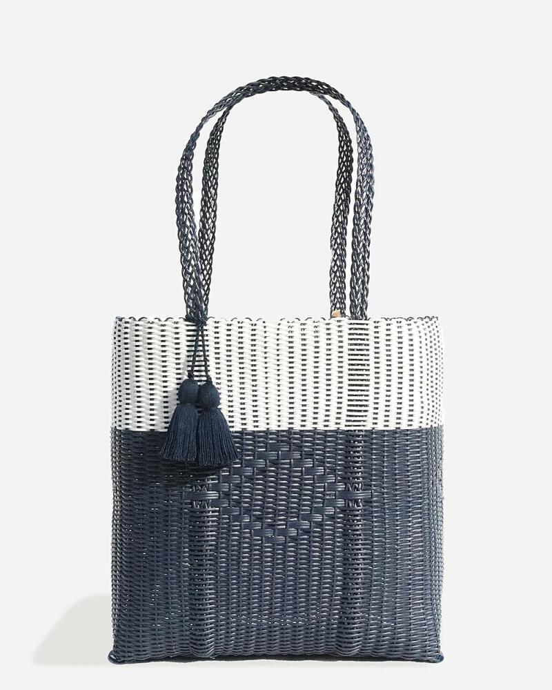 J.Crew ixöq large recycled-plastic cesta tote Cover