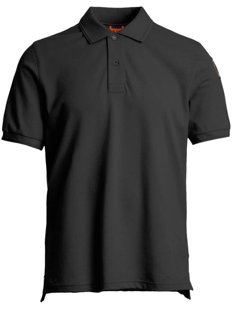 Parajumpers logo-patch polo shirt - Black Cover