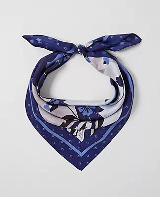 Ann Taylor Paisley Silk Little Scarf Cover