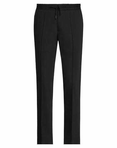 Karl Lagerfeld Man Pants Black Wool, Polyester, Elastane Cover