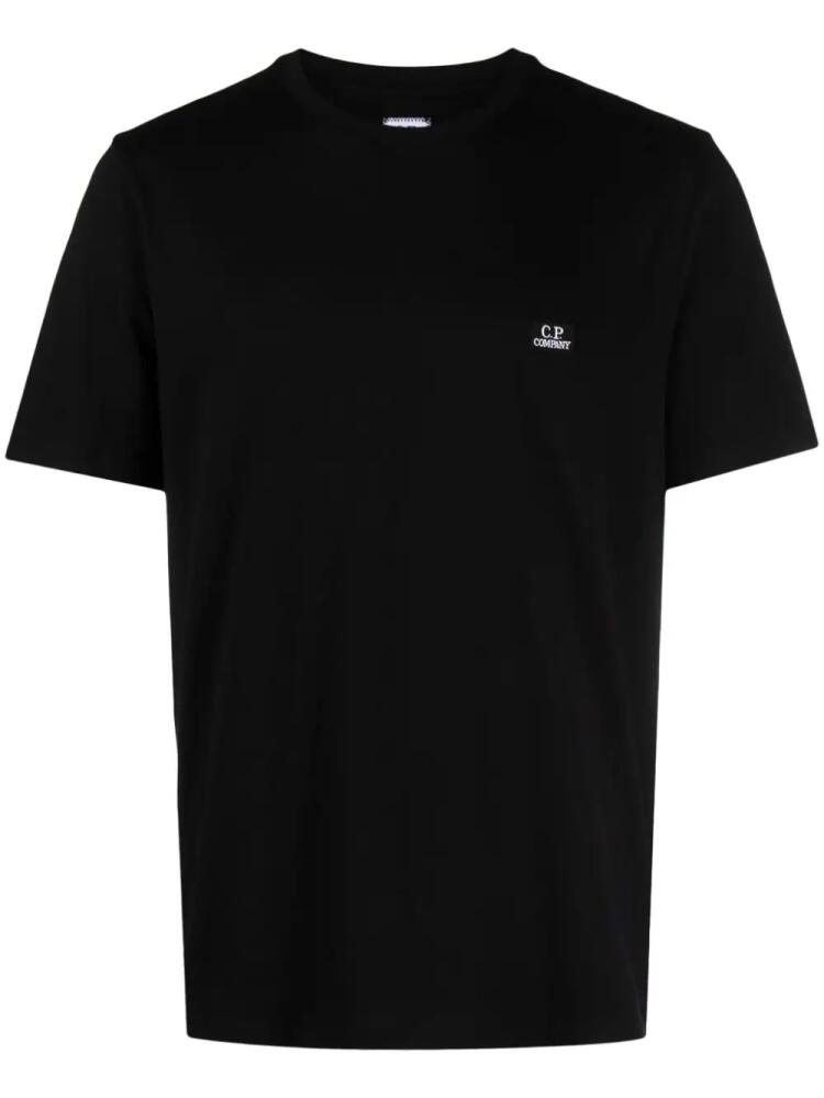 C.P. Company logo-patch cotton T-shirt - Black Cover