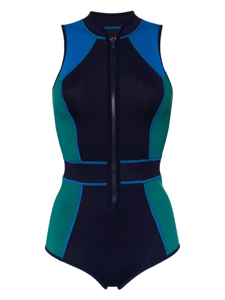 Duskii Tank Spring colour-block swimsuit - Blue Cover