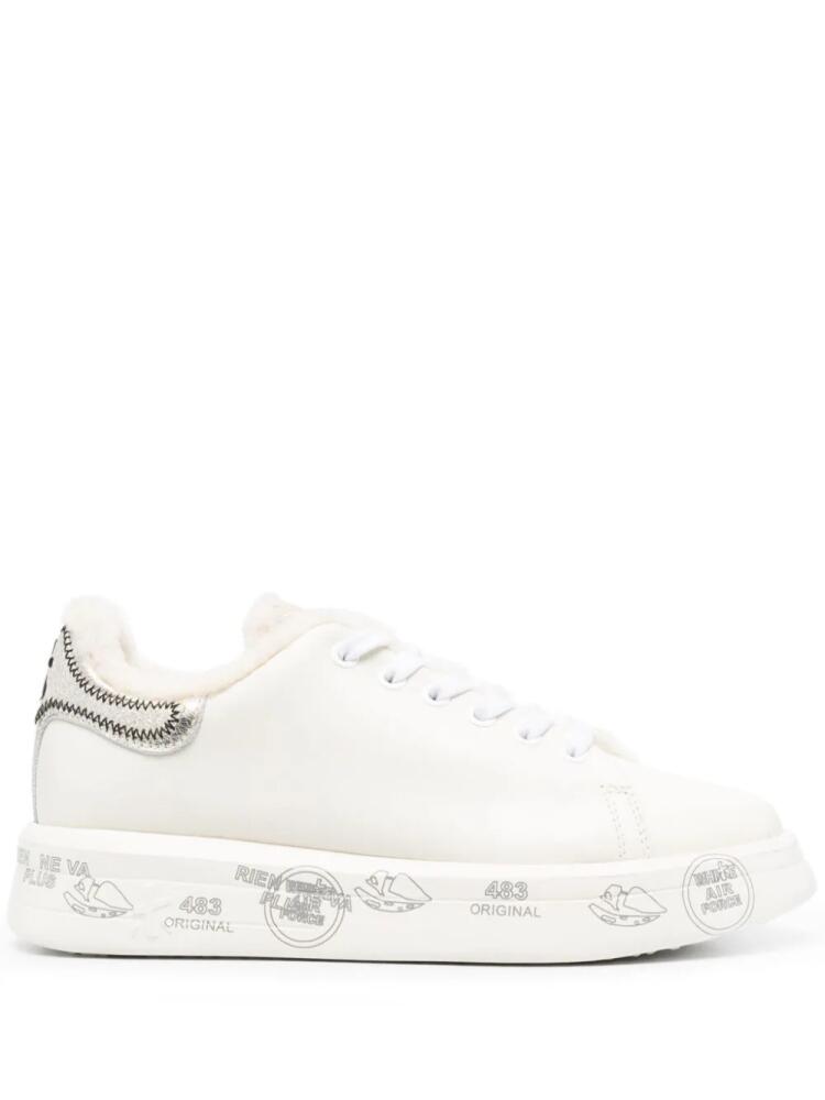 Premiata Belle leather sneakers - Neutrals Cover