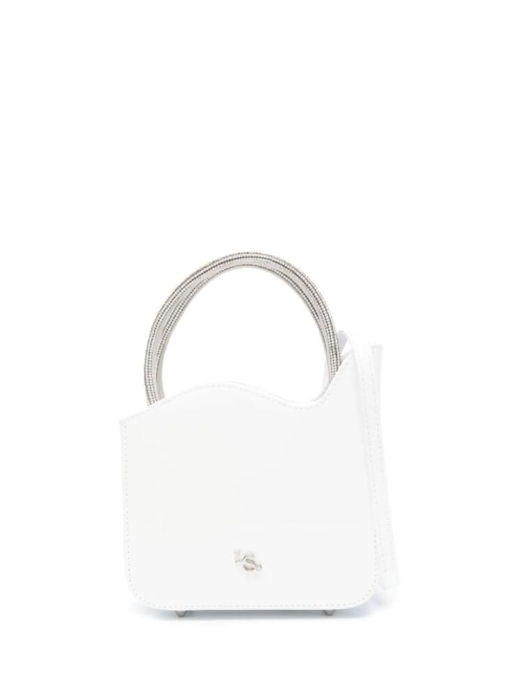 Le Silla mini Ivy leather bag - White Cover