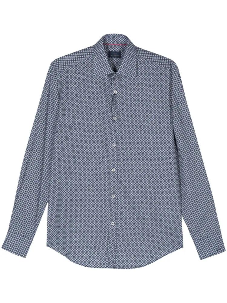 Paul & Shark geometric-print shirt - Blue Cover